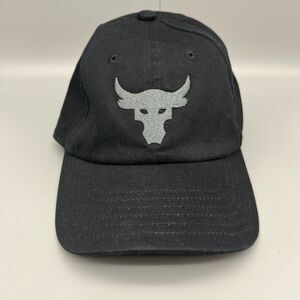 Under Armour Hat Toddler Boy OSFA Black Project Rock UA Free Fit‎ Sports Workout